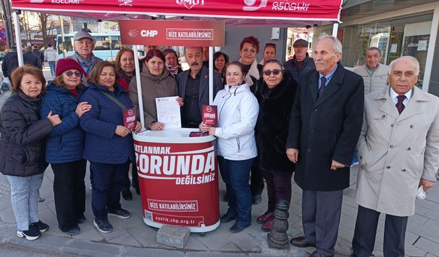 CHP Kütahya’dan üye kampanyası: “Katlanmak zorunda değilsiniz, üye olun”