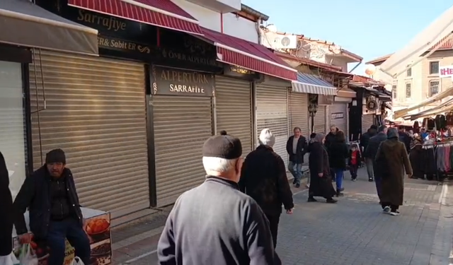 Kütahya’da çarşı sessizliğe büründü: Küresel kriz esnafı durdurdu