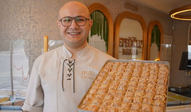 Kütahya’da bayram sofralarının yeni gözdesi: Tahinli baklava zirveye koşuyor