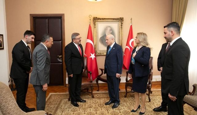 Kütahya MHP Heyeti Devlet Bahçeli ile Görüştü