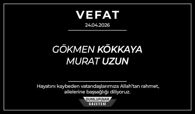 Kütahya’da hüzünlü gün: İki kayıp birden yaşandı