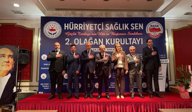 Hürriyetçi Sağlık Sen’den yeni dönem mesajı: “Emeğin ve onurun sesi olacağız”
