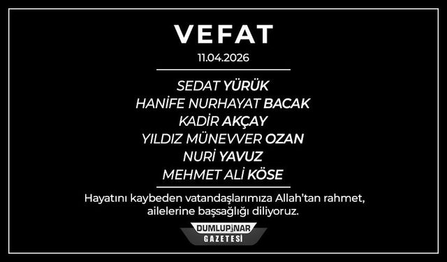 Kütahya’da acı gün: 6 vatandaş hayatını kaybetti