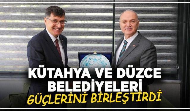 Düzce’de ortak akıl buluşması: İki başkan aynı masada