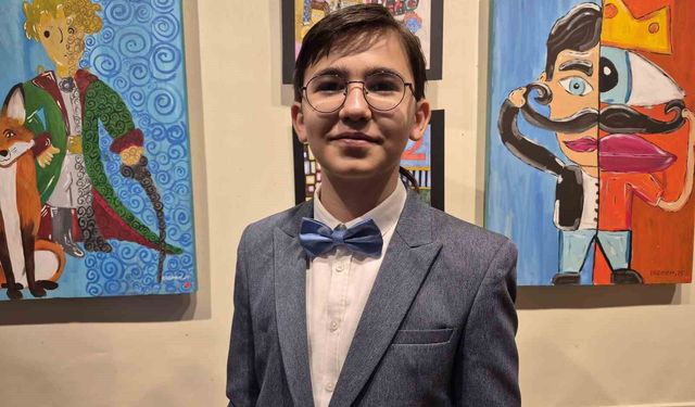 Küçük Ellerin Dev Eserleri: Egemen Sanat Yolculuğuna İlk Adımı Attı