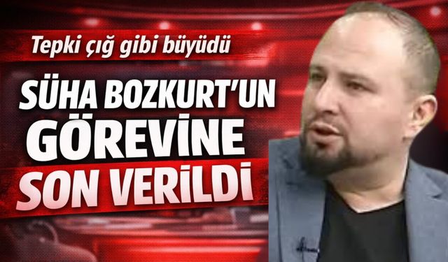 Medya 26’dan Süha Bozkurt kararı: Programla ilişiği kesildi