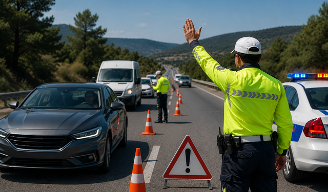 Kütahya Güzergâhında Sıkı Denetim: Tuzak Radar Yok, Kontrol Çok