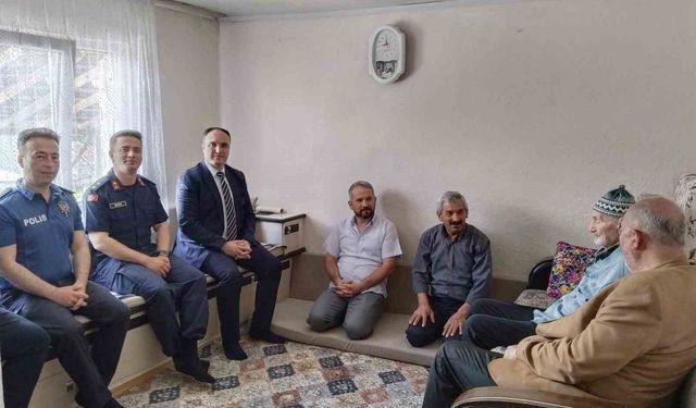 Aslanapa’da şehit yakınları ve gazilere moral ziyareti