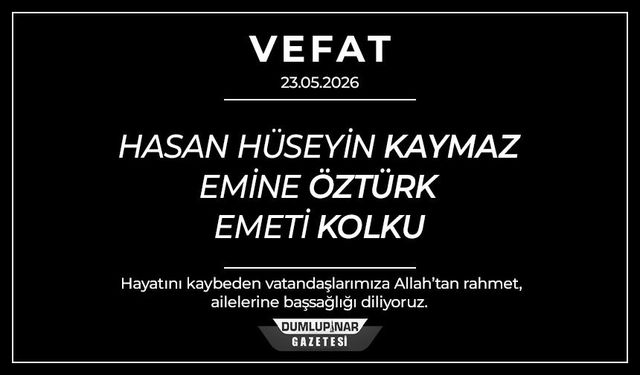 Kütahya'da hüzünlü hafta sonu: 3 vatandaş hayatını kaybetti