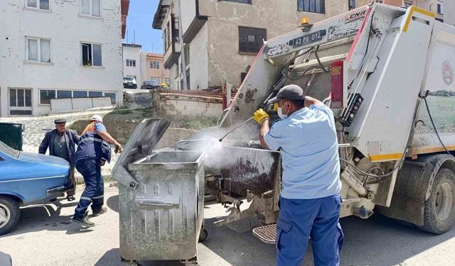 Hisarcık Belediyesi Harekete Geçti: Konteynerlerde Kapsamlı Temizlik
