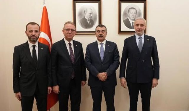 Kütahya eğitimde güçlenecek: Ak Parti Milletvekillerinden, Bakan Tekin'e ziyaret