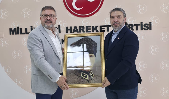 Gazetemizden MHP İl Başkanı Türker'e Hayırlı Olsun Ziyareti