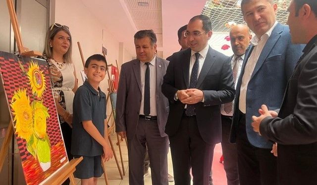 Tavşanlı'da 'Özel' öğrencilerin eserleri beğeni topladı