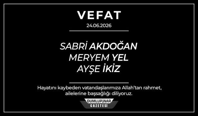Kütahya'da acı gün: 3 vatandaş hayatını kaybetti