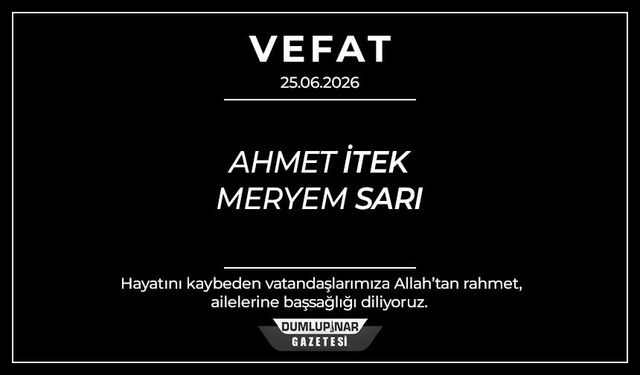 Kütahya'da kara gün: 2 vatandaş hayatını kaybetti