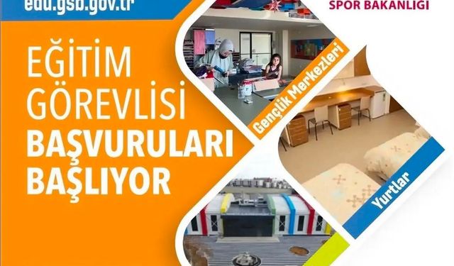 GSB açıkladı: Eğitim görevlisi adayları için başvurular başlıyor