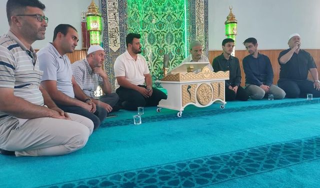 Hisarcık'ta şehitler için mevlit programı düzenlendi