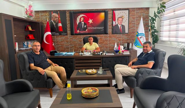 Gediz Belediye Başkanı Akel'den, Yenikent Belediyesi'ne ziyaret
