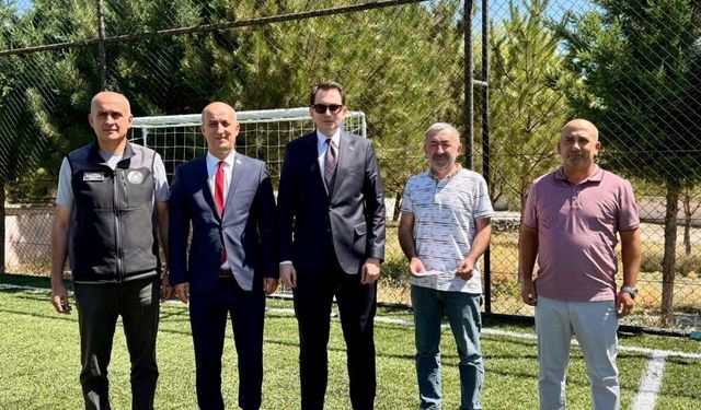 Hisarcık'ta öğrenciler yenilenmiş spor alanlarına kavuşacak