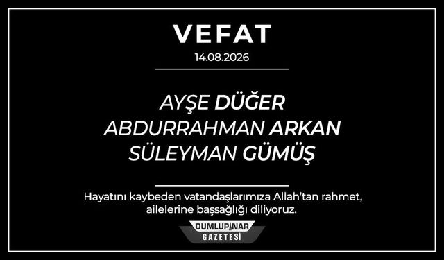 Kütahya’da 3 kişi hayatını kaybetti