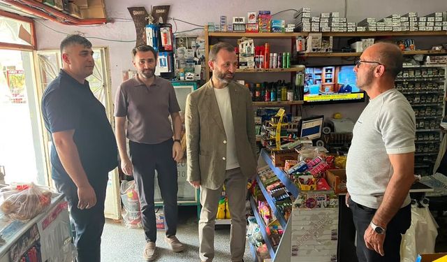 AK Parti Kütahya Milletvekili Bayırcı’dan Gediz Gökler’de Esnaf Ziyareti
