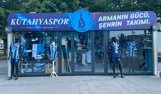 Kütahyaspor Taraftarına Yeni Adres: Lisanslı Ürünler Satışta