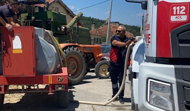 Kütahya'da yangın her yeri sardı: Köy felaketin eşiğinden döndü