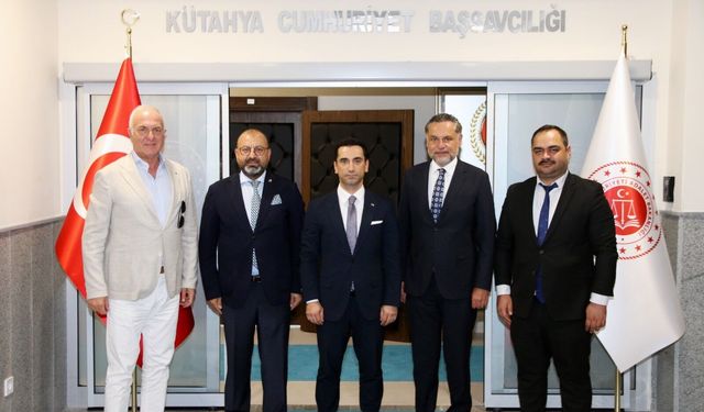 Kütahya OSB Yönetim Kurulu'ndan Başsavcı Kılıç ve MHP İl Başkanı Türker’e hayırlı olsun ziyareti