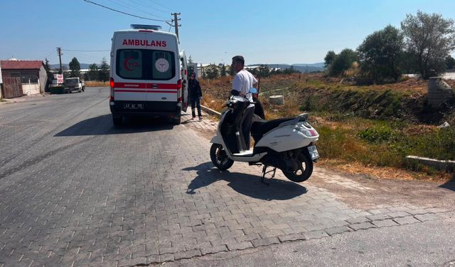 Kütahya'da kontrolden çıkan motosiklet takla atarak devrildi: 1 yaralı