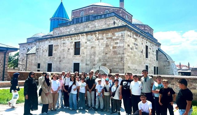 Hisarcık Kur’an Kursu öğrencileri, Konya'da tarihi ve manevi mekanları ziyaret etti