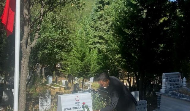 Kütahya’da Şehit İlyas Ercan Aslan, Yıl Dönümünde Dualarla Anıldı
