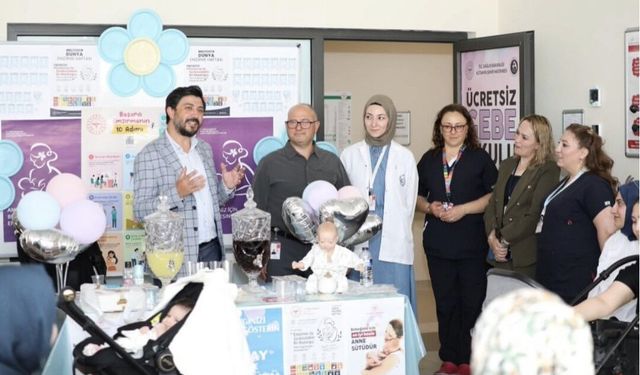 Kütahya Şehir Hastanesi'nde anne ve bebek sağlığı konusunda bilgilendirme yapıldı