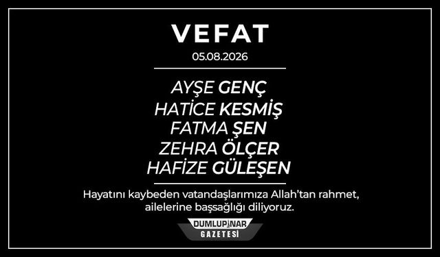 Kütahya'da acı gün: 5 vatandaş yaşamını yitirdi