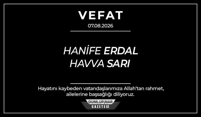 Kütahya'da 2 vatandaş hayatını kaybetti