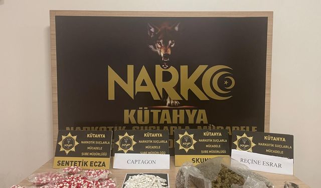 Kütahya'da zehir tüccarlarına geçit yok: 6 şüpheli tutuklandı