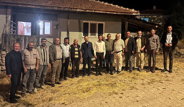 Ak Parti Milletvekili Bayırcı, Sağırlar Köyü'nde vatandaşlarla bir araya geldi