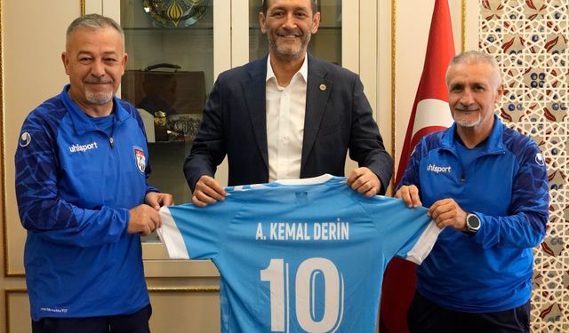 Erdemspor'dan, Tavşanlı Belediye Başkanı Derin'e ziyaret