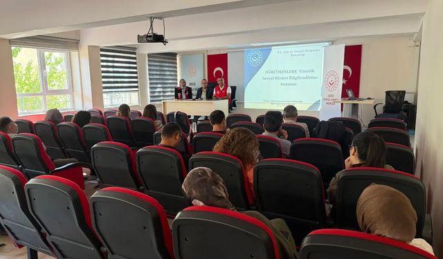 Gediz'de öğretmenlere sosyal hizmetler semineri düzenlendi