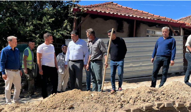 Kütahya'da bir bölgenin daha doğal gaz hasreti bitiyor