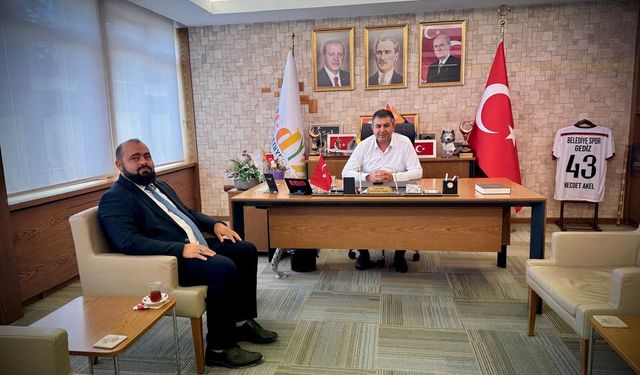 Gediz Müftüsü Aslan’dan Başkan Akel’e ziyaret
