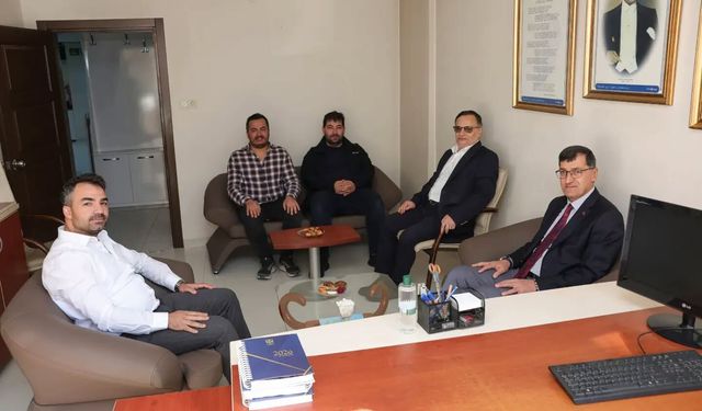 Başkan Kahveci'den, TMMOB Kütahya İl Temsilciliği'ne ziyaret