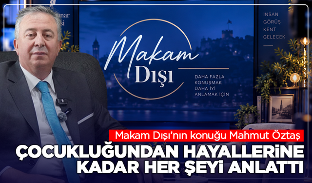 Makam Dışı’nın konuğu Mahmut Öztaş: “Beraber vakit geçirilebilir bir insanım”