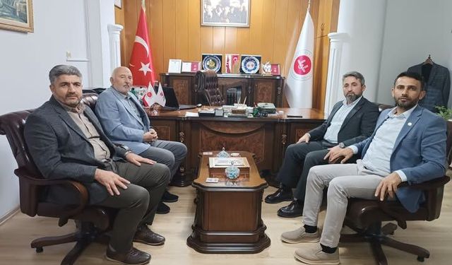 Şeyh Edebali Üniversitesi İlahiyat Fakültesi yönetiminden, Tavşanlı Müftüsü Ceylan'a ziyaret