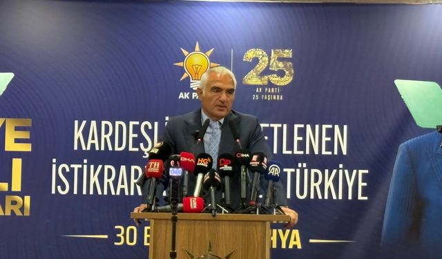 Bakan Ersoy açıkladı: Kütahya’ya 612 Milyon TL kültür ve turizm yatırımı yapıldı!