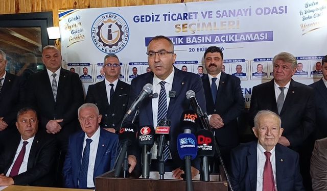 Gediz Ticaret ve Sanayi Odası Başkanı Vedat Öztürk Yeniden Adaylığını Açıkladı!