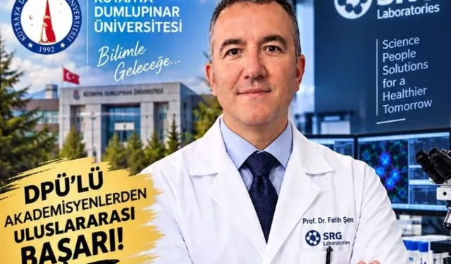 DPÜ'lü akademisyen Prof. Dr. Şen'den uluslararası başarı: Fellow (FRSC) unvanına layık görüldü