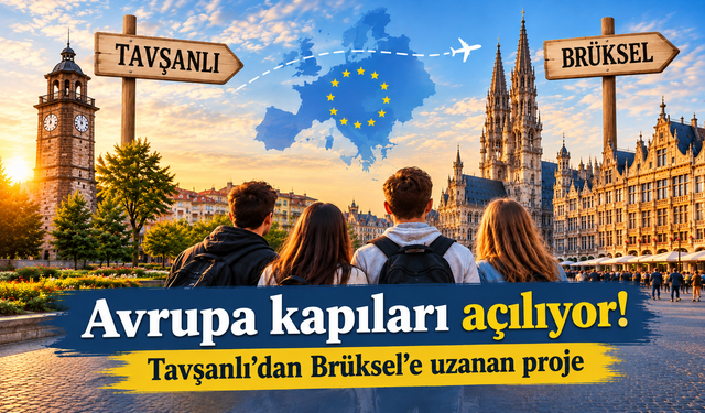 Tavşanlı'da gençlere Avrupa kapıları açılıyor: Brüksel’e uzanan proje!