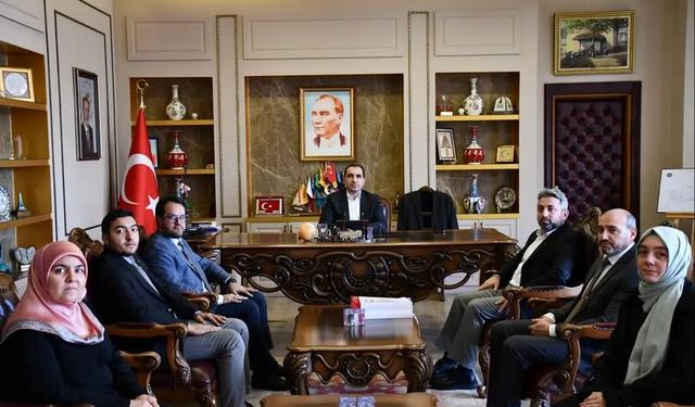 Tavşanlı İlçe Müftüsü Ceylan'dan, Kaymakam Özdemir'e ziyaret