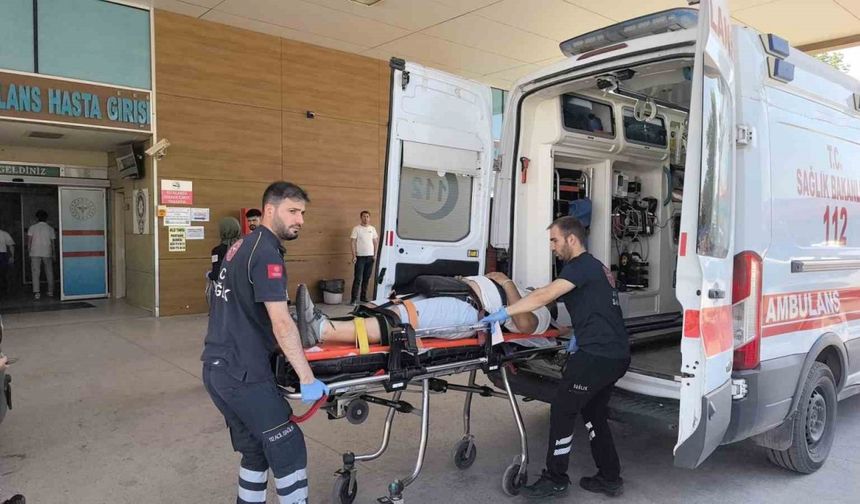 İnegöl’de Korkutan Kaza: Otomobil Ters Döndü