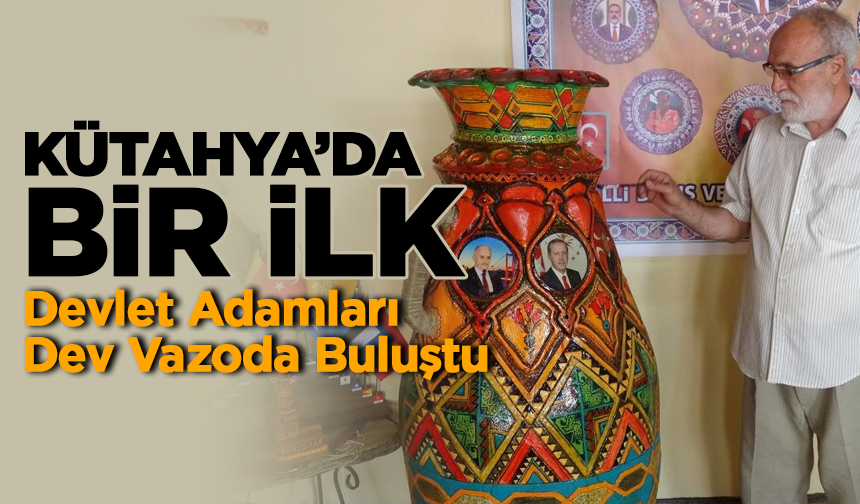 Çini Sanatında Bir İlk: Devlet Adamları Dev Vazoda Buluştu
